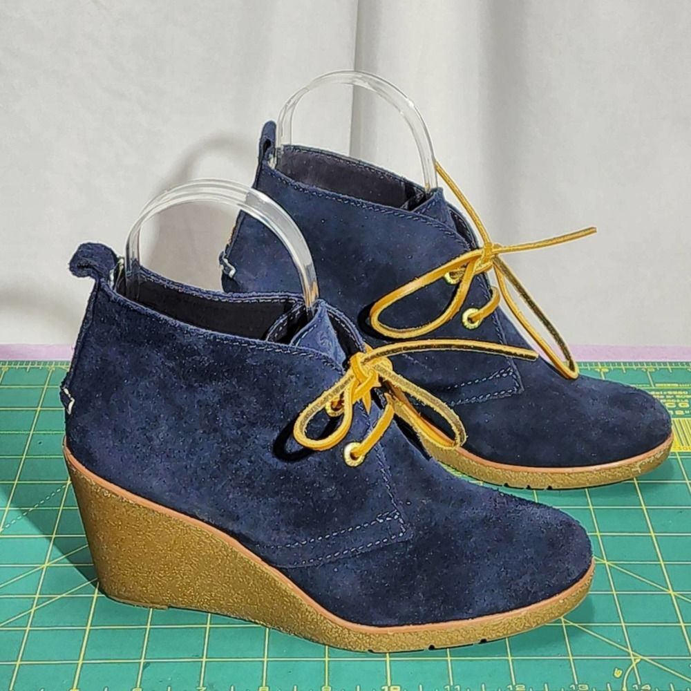 Sperry Top-Sider suede wedge booties